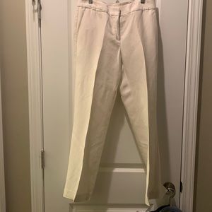 Loft linen pants, 4P, cream color